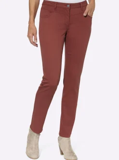 Stretch-Hose mit Passformsattel vorne und hinten