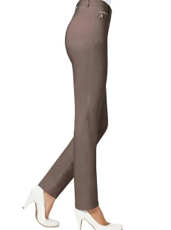 Stretch-Hose mit Zier-Taschen vorne