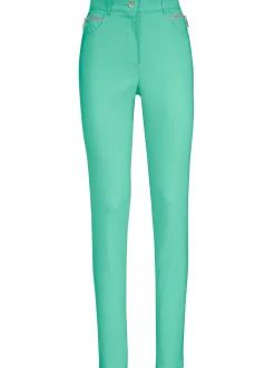 Stretch-Hose mit Zier-Taschen vorne