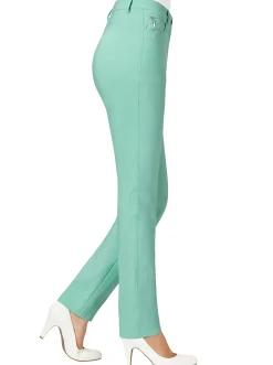 Stretch-Hose mit Zier-Taschen vorne