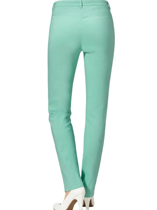 Stretch-Hose mit Zier-Taschen vorne