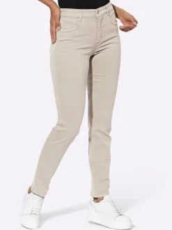 Stretch-Jeans in Röhren-Form