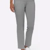 Stretch-Jeans mit Glitzersteinchen hinten