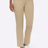 Stretch-Jeans mit Glitzersteinchen hinten