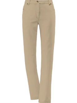 Stretch-Jeans mit Glitzersteinchen hinten