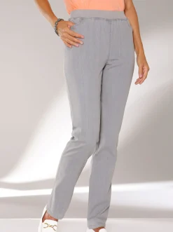 Stretch-Jeans mit Rundum-Dehnbund