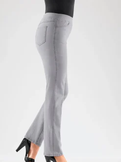 Stretch-Jeans mit Rundum-Dehnbund
