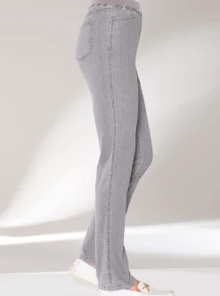 Stretch-Jeans mit Rundum-Dehnbund