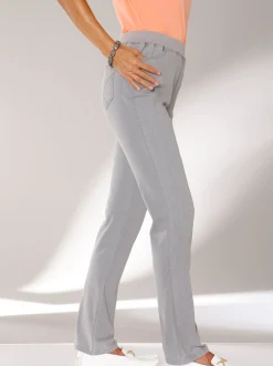 Stretch-Jeans mit Rundum-Dehnbund
