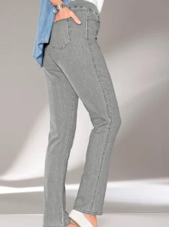 Stretch-Jeans mit Rundum-Dehnbund