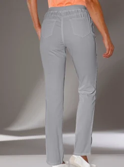 Stretch-Jeans mit Rundum-Dehnbund