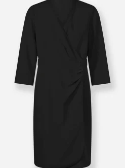 Stretchkleid in Wickel-Optik