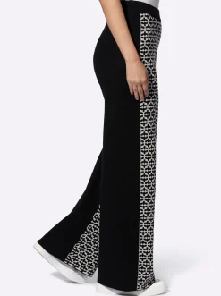 Strickhose mit Jacquard-Dessin, vorne