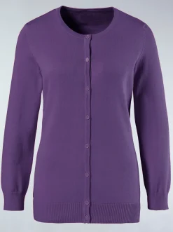 Strickjacke aus reiner Baumwolle