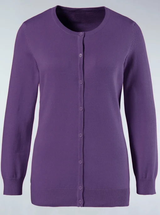 Strickjacke aus reiner Baumwolle