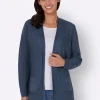 Strickjacke im Linksstrick-Muster