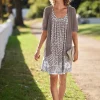 Strickjacke in Ajourstrick
