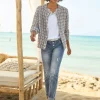 Strickjacke in Blousonform