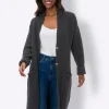 Strickjacke mit aufgesetzten Taschen