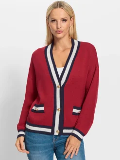 Strickjacke mit Color-Blocking
