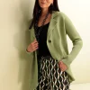 Strickjacke mit Fledermausärmeln