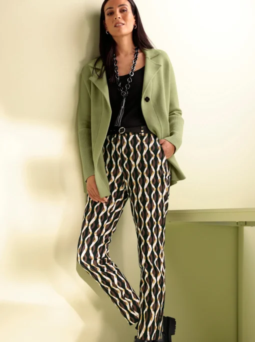 Strickjacke mit Fledermausärmeln
