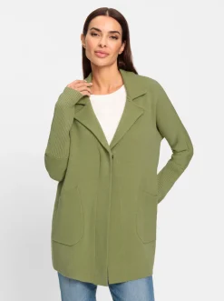 Strickjacke mit Fledermausärmeln