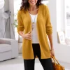 Strickjacke mit gerippten Abschlüssen