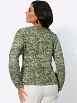 Strickjacke mit Hakenverschluss