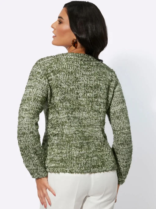 Strickjacke mit Hakenverschluss
