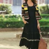 Strickjacke mit Pompom-Borte