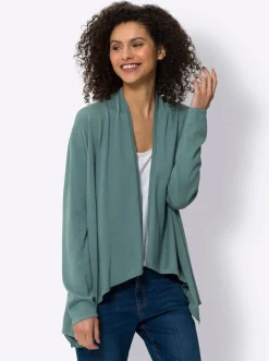 Strickjacke mit Schalkragen