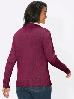 Strickjacke mit 2-Wege-Reißverschluss