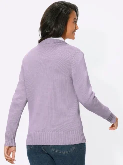 Strickjacke mit 2-Wege-Reißverschluss
