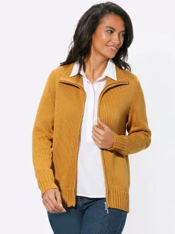 Strickjacke mit 2-Wege-Reißverschluss
