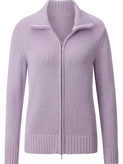 Strickjacke mit 2-Wege-Reißverschluss