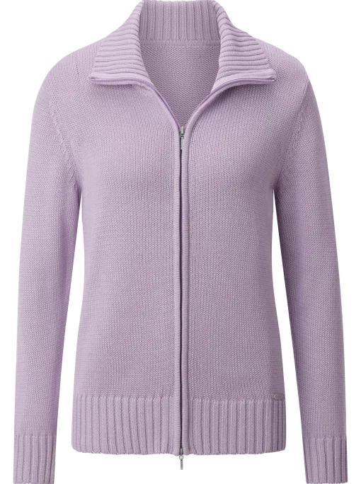 Strickjacke mit 2-Wege-Reißverschluss