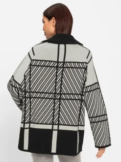 Strickjacke mit 2-Wege-Reißverschluss