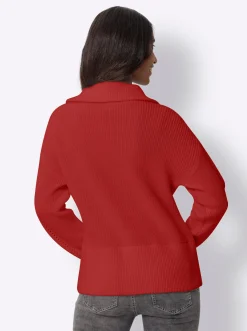 Strickjacke mit 2-Wege-Zipper