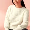 Strickpullover mit Ballon-Ärmel