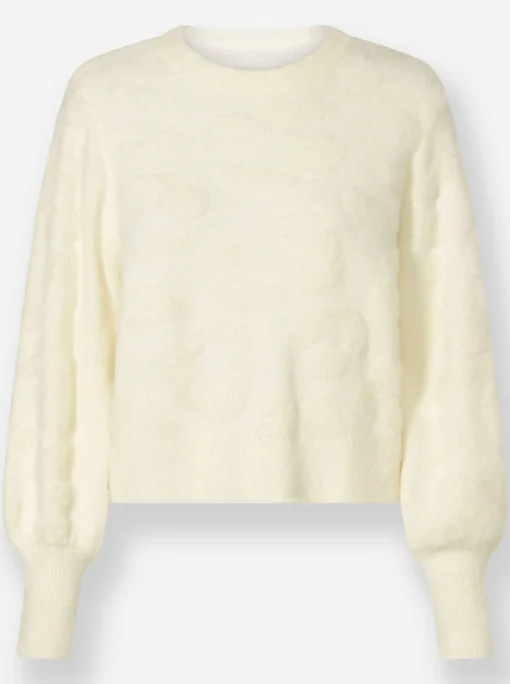 Strickpullover mit Ballon-Ärmel