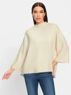 Strickpullover mit Kelchkragen