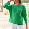 Strickpullover mit 3/4-Ärmeln