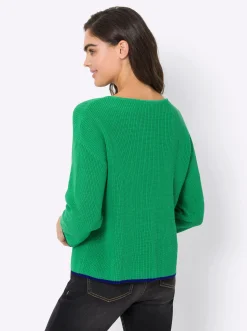 Strickpullover mit 3/4-Ärmeln