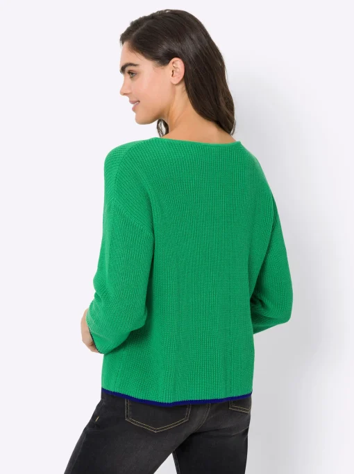 Strickpullover mit 3/4-Ärmeln
