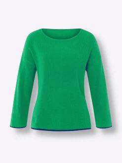 Strickpullover mit 3/4-Ärmeln