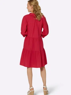 Stufenkleid mit Rüschen
