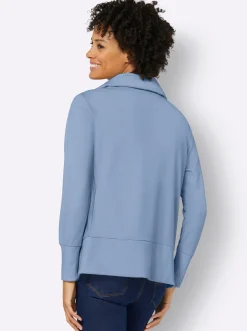 Sweatjacke aus reiner Baumwolle