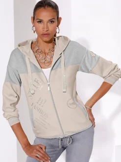 Sweatjacke im softweichen Modal-Mix