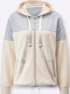 Sweatjacke im softweichen Modal-Mix